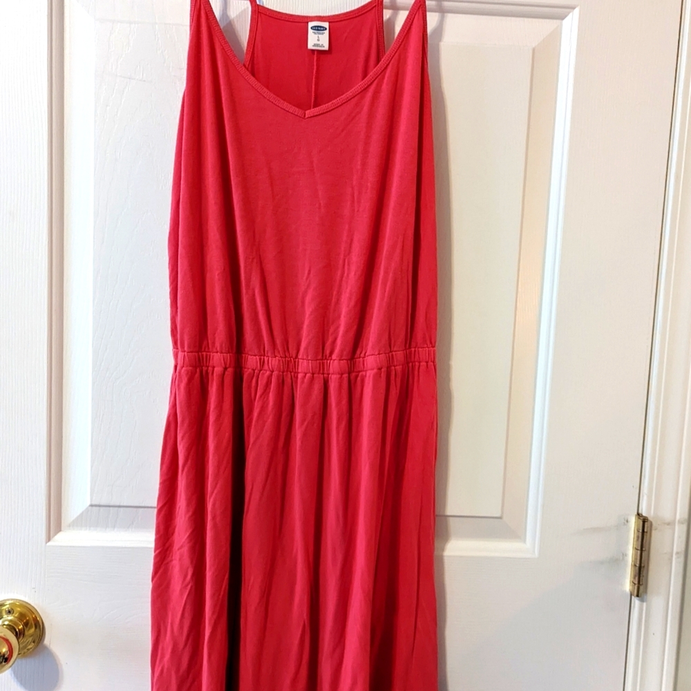 Coral Orange Old Navy Dress